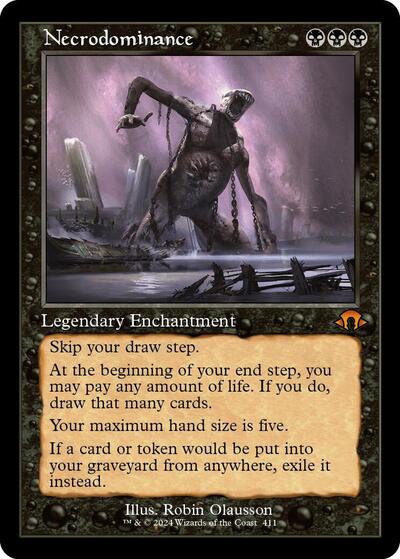 Necrodominance (Retro Frame) (Modern Horizons 3) Near Mint