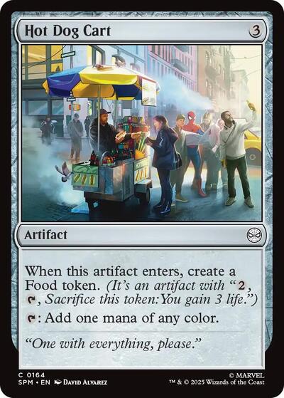 Hot Dog Cart (Marvel's Spider-Man) Near Mint Foil
