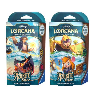 Lorcana: Azurite Sea Starter Deck (Set of 2)