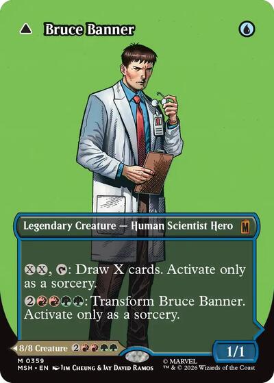 Bruce Banner (Borderless) (0359) (Marvel Super Heroes) Near Mint Foil