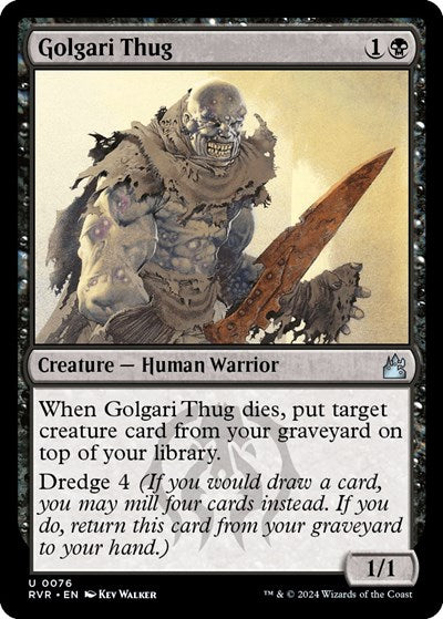 Golgari Thug (Ravnica Remastered) Near Mint Foil