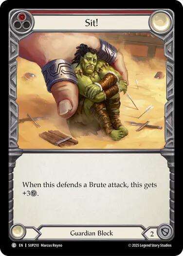 Sit! (Super Slam) Near Mint Foil