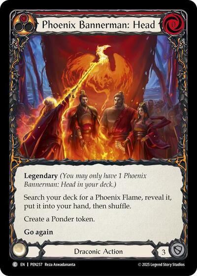 Phoenix Bannerman Head (Red) (Compendium of Rathe) Near Mint Foil