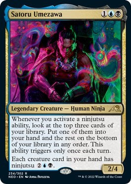 Satoru Umezawa (Kamigawa: Neon Dynasty) Near Mint