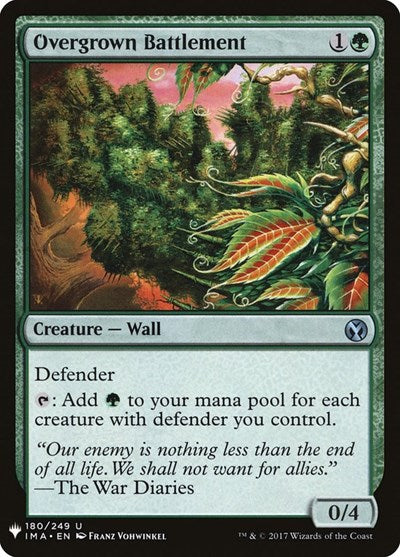 Overgrown Battlement (Mystery Booster) Near Mint