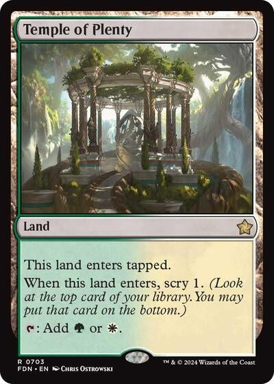 Temple of Plenty (Foundations) Near Mint