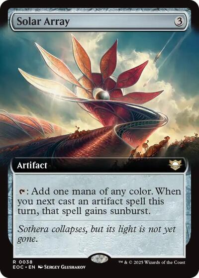 Solar Array (Extended Art) (Commander: Edge of Eternities) Near Mint