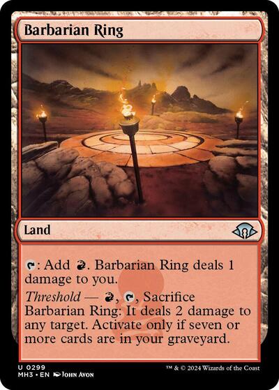 Barbarian Ring (Modern Horizons 3) Near Mint Foil