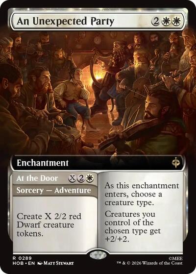 An Unexpected Party (Extended Art) (The Hobbit) Near Mint Foil