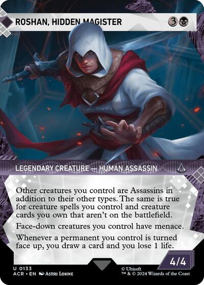 Roshan, Hidden Magister (Showcase) (Universes Beyond: Assassin's Creed) Near Mint Foil