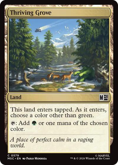 Thriving Grove (Commander: Marvel Super Heroes) Near Mint Foil