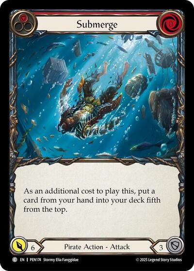 Submerge (Red) (Compendium of Rathe) Near Mint Foil