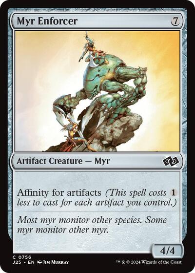 Myr Enforcer (Foundations Jumpstart) Near Mint