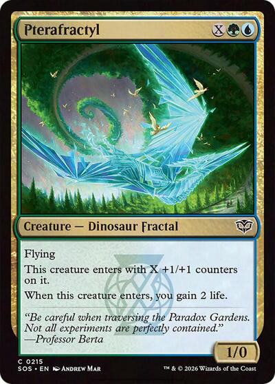 Pterafractyl (Secrets of Strixhaven) Near Mint Foil