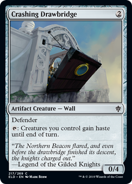 Crashing Drawbridge (Throne of Eldraine) Near Mint