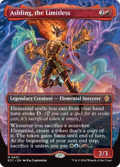Ashling, the Limitless (Borderless) (Commander: Lorwyn Eclipsed) Near Mint