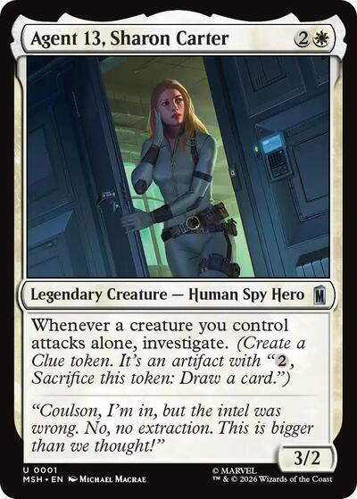 Agent 13, Sharon Carter (Marvel Super Heroes) Near Mint