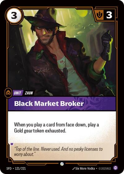 Black Market Broker (Spiritforged) Near Mint
