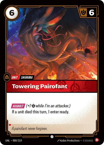 Towering Pairofant (Unleashed) Near Mint Foil