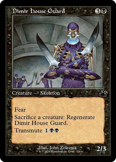 Dimir House Guard (Retro Frame) (Ravnica Remastered) Near Mint Foil