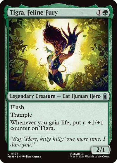 Tigra, Feline Fury (Marvel Super Heroes) Near Mint