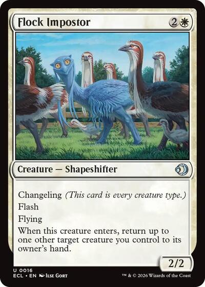 Flock Impostor (Lorwyn Eclipsed) Near Mint