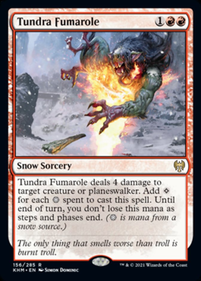 Tundra Fumarole (Kaldheim) Near Mint Foil