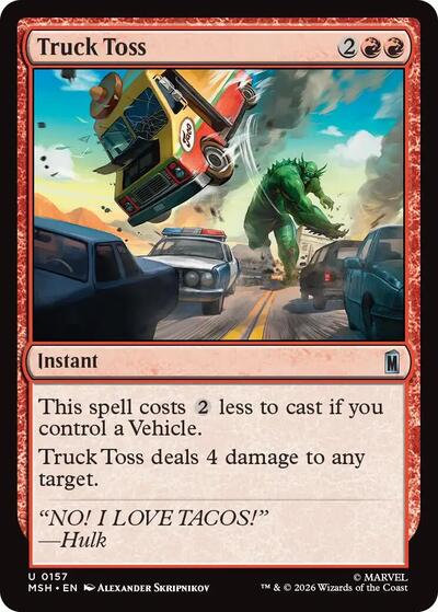 Truck Toss (Marvel Super Heroes) Near Mint