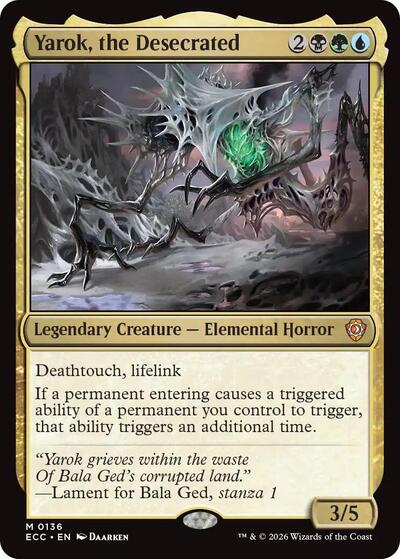 Yarok, the Desecrated (Commander: Lorwyn Eclipsed) Near Mint