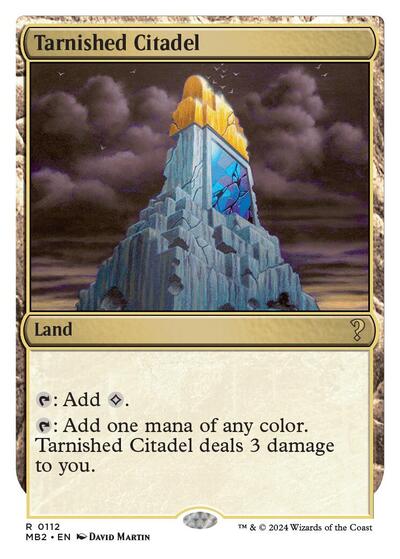 Tarnished Citadel (White Border) (Mystery Booster 2) Near Mint
