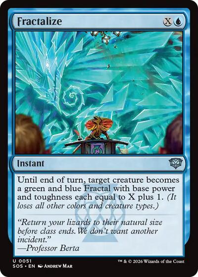 Fractalize (Secrets of Strixhaven) Near Mint Foil