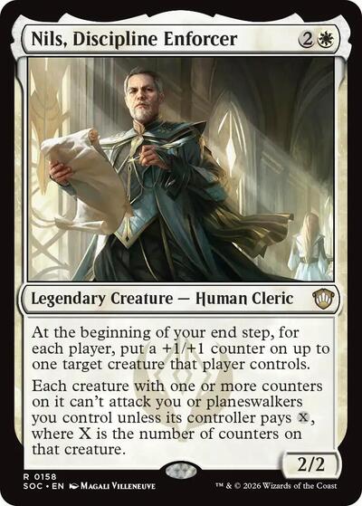 Nils, Discipline Enforcer (Commander: Secrets of Strixhaven) Near Mint
