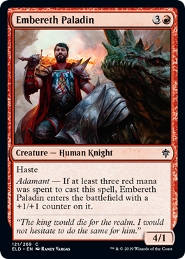 Embereth Paladin (Throne of Eldraine) Near Mint Foil