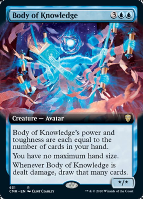 Body of Knowledge (Extended Art) (Commander Legends) Near Mint Foil