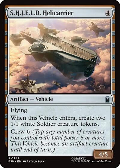 S.H.I.E.L.D. Helicarrier (Marvel Super Heroes) Near Mint