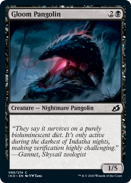 Gloom Pangolin (Ikoria: Lair of Behemoths) Near Mint Foil