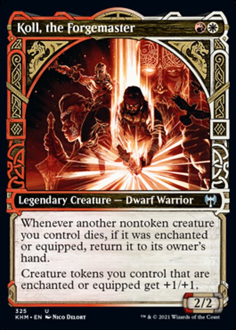 Koll, the Forgemaster (Showcase) (Kaldheim) Near Mint Foil