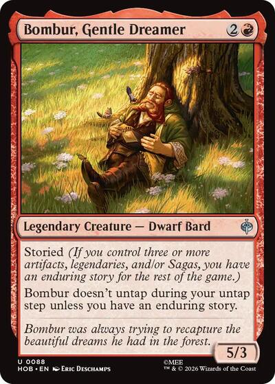 Bombur, Gentle Dreamer (The Hobbit) Near Mint Foil