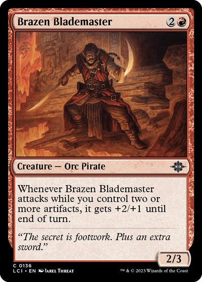 Brazen Blademaster (The Lost Caverns of Ixalan) Near Mint