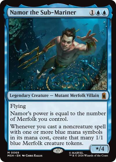 Namor the Sub-Mariner (Marvel Super Heroes) Near Mint Foil