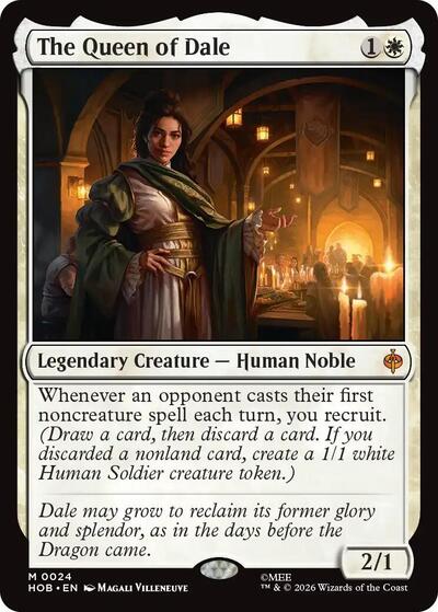 The Queen of Dale (The Hobbit) Near Mint Foil