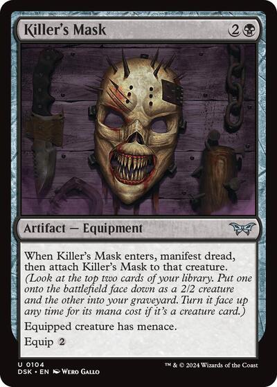 Killer's Mask (Duskmourn: House of Horror) Near Mint Foil