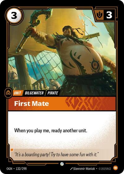 First Mate (Origins) Near Mint Foil