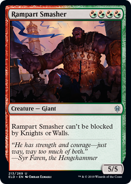Rampart Smasher (Throne of Eldraine) Near Mint Foil