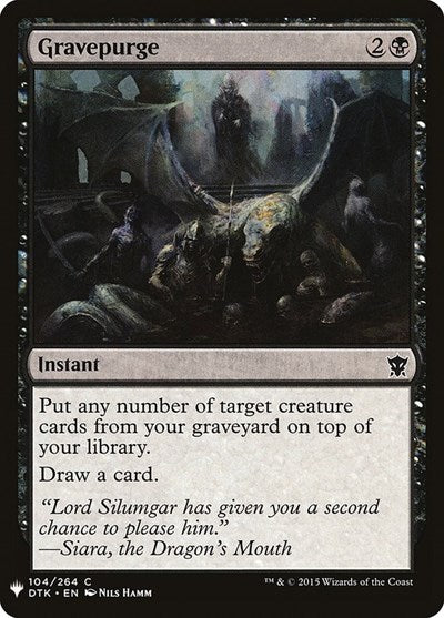 Gravepurge (Mystery Booster) Near Mint