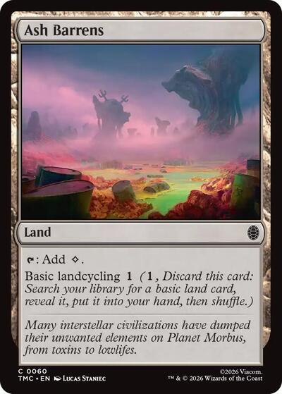 Ash Barrens (Commander: Teenage Mutant Ninja Turtles) Near Mint Foil