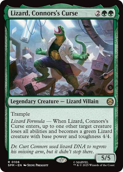 Lizard, Connors's Curse (Marvel's Spider-Man) Near Mint