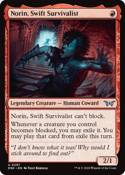 Norin, Swift Survivalist (0297) (Duskmourn: House of Horror) Near Mint