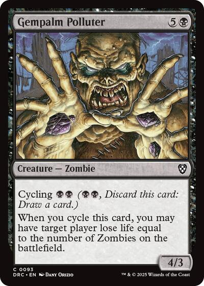 Gempalm Polluter (Commander: Aetherdrift) Near Mint