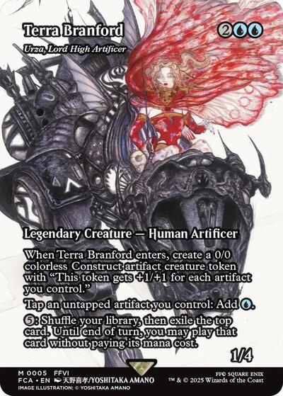 Terra Branford - Urza, Lord High Artificer (Showcase) (Universes Beyond: FINAL FANTASY: Through the Ages) Near Mint Foil